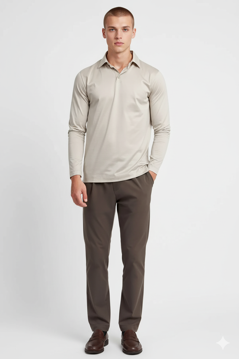 FABIO POLO LONG SLEEVE SHIRT