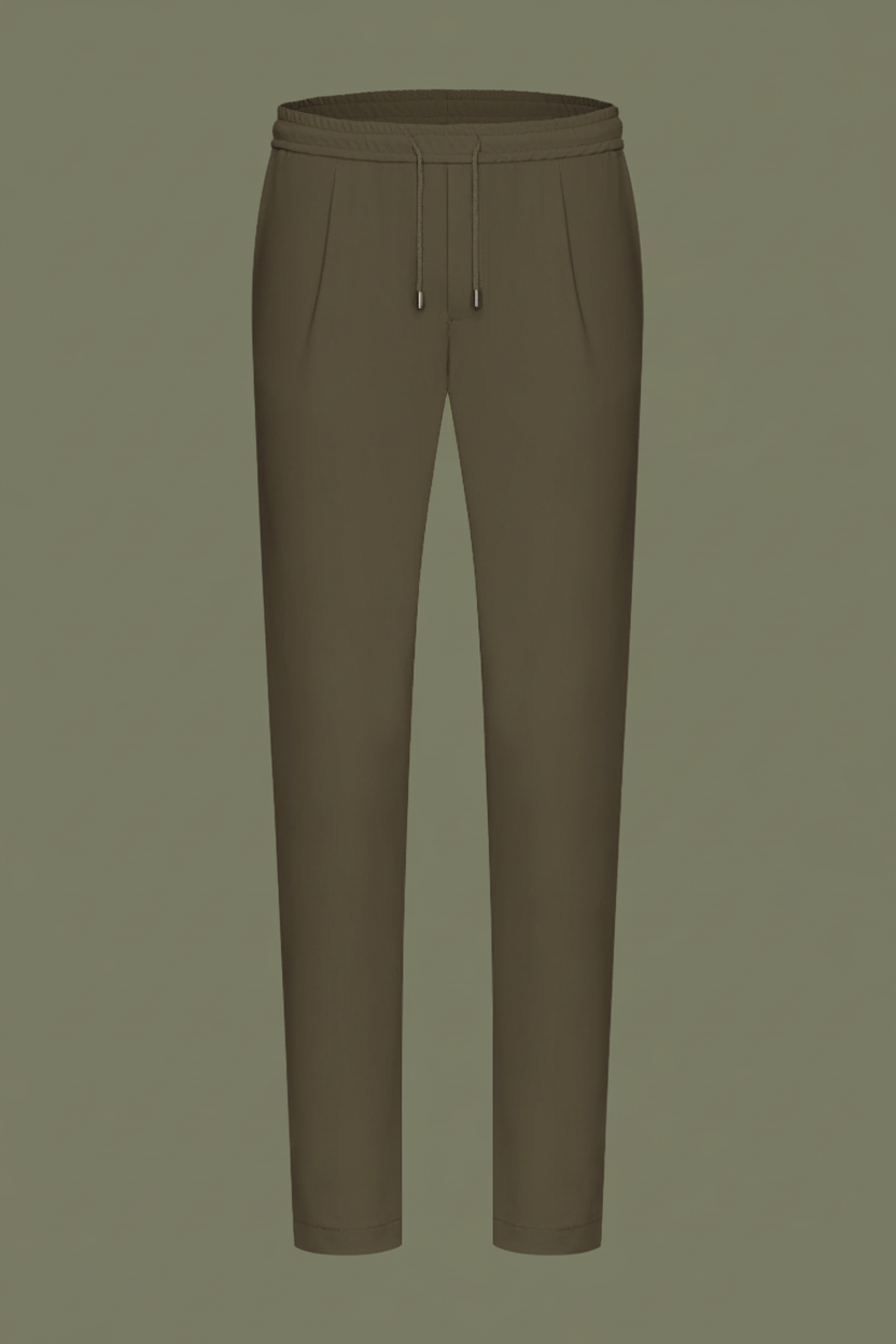 Dark Green Smart Pants