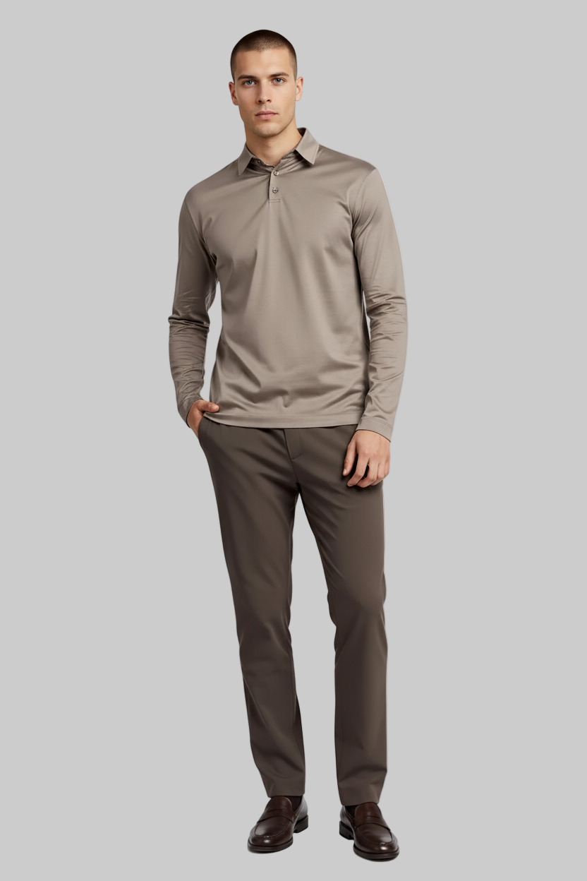 FABIO POLO LONG SLEEVE SHIRT