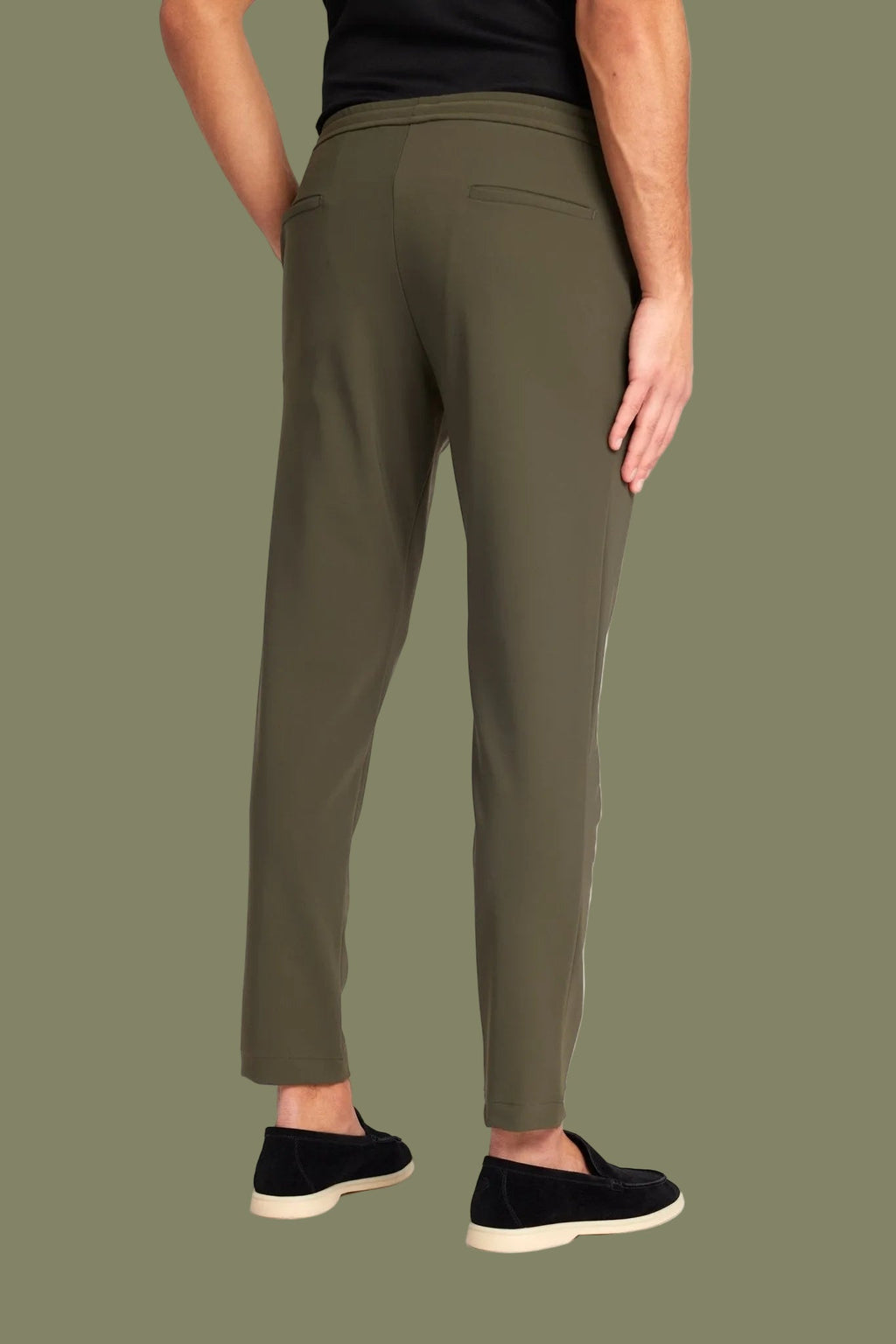Dark Green Smart Pants
