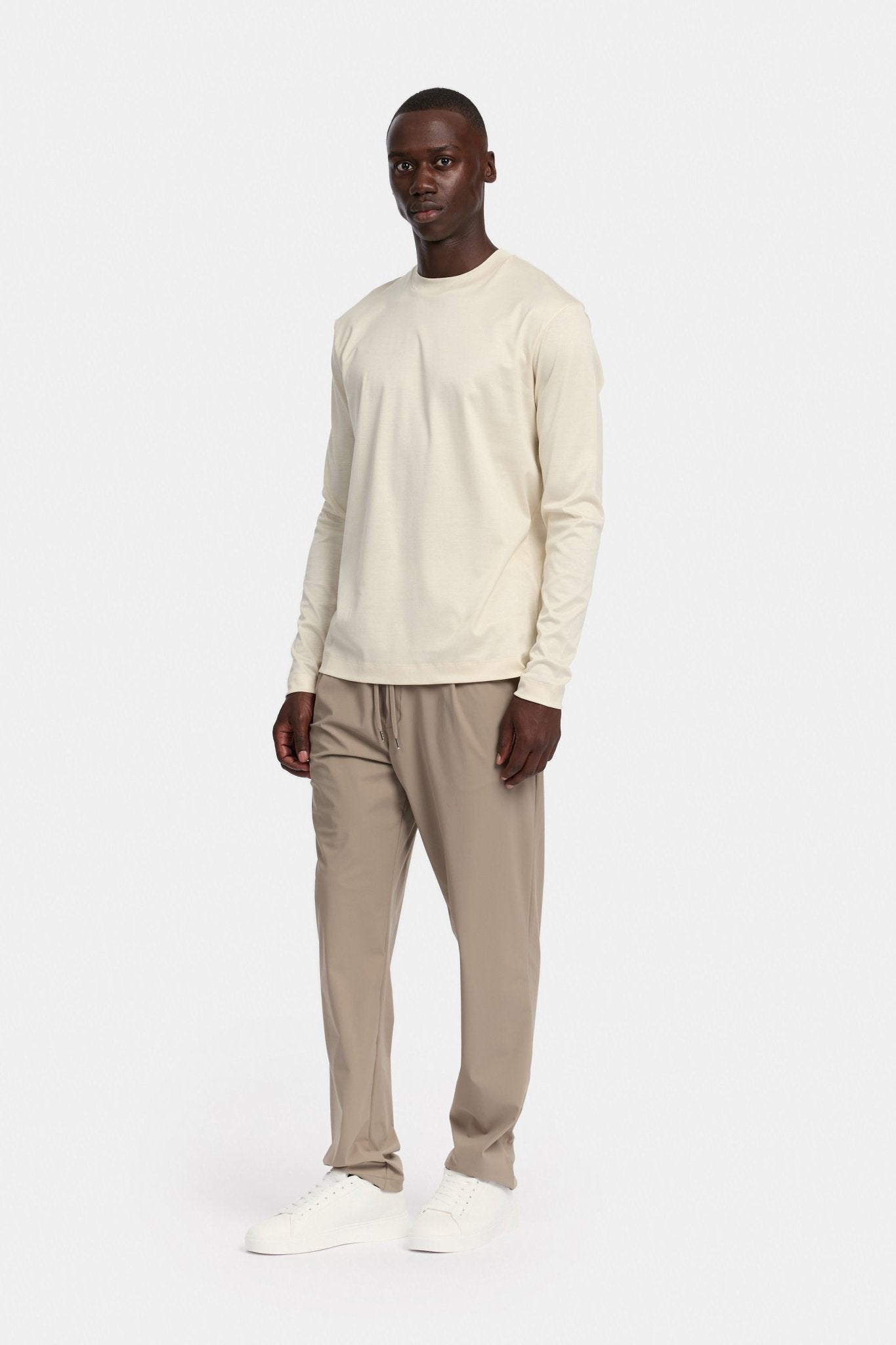 Sand Beige Longsleeve T-shirt